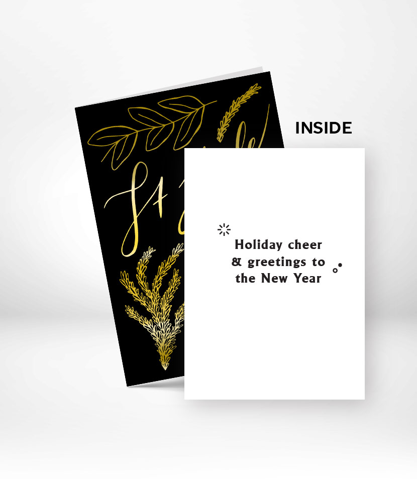 St. Jude Gold Foil Holiday Greeting Card 10 Pack